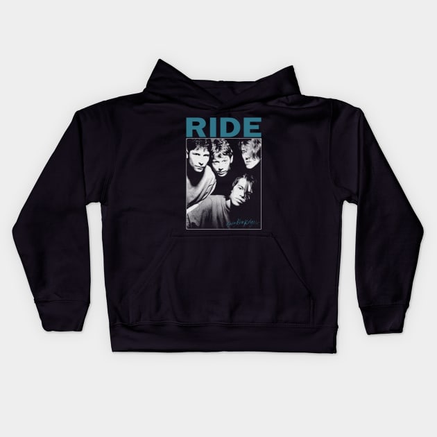 Shoegaze Band Britpop Ride Kids Hoodie by Moderate Rock